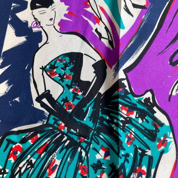 Vintage Balenciaga Silk Scarf – Paris Musées –1957  Fashion Collection - Picture 10 of 15